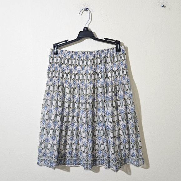 Max Studio Floral Pleated Skirt - Picture 2 of 5